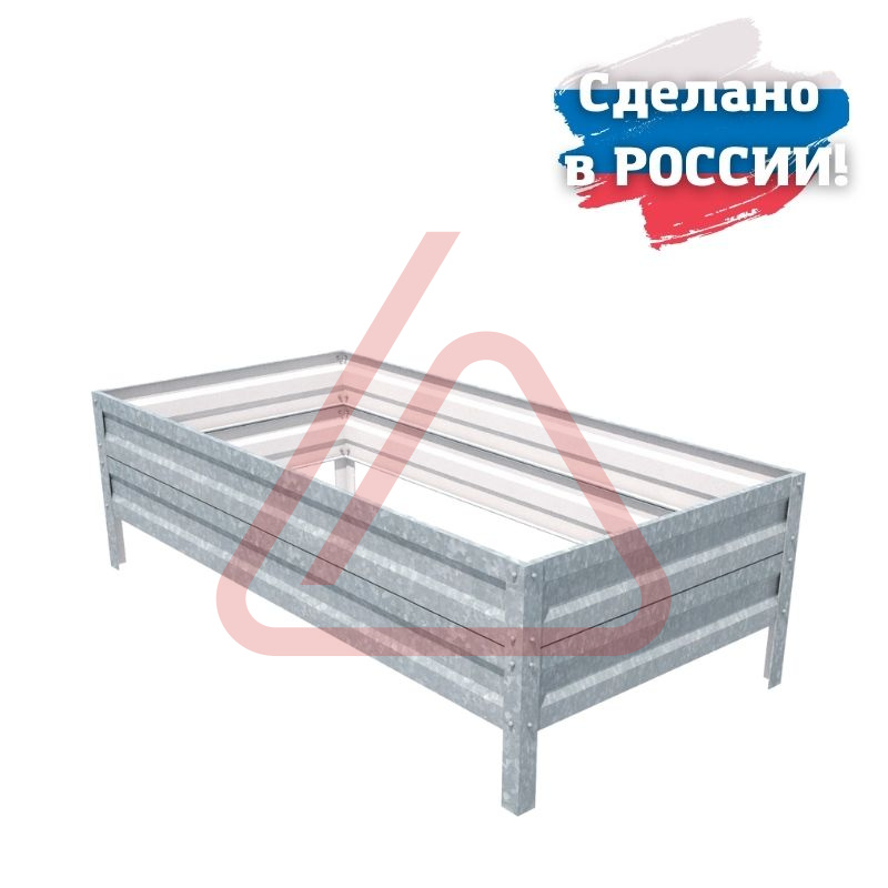 Грядка оцинкованная высотой 30 см